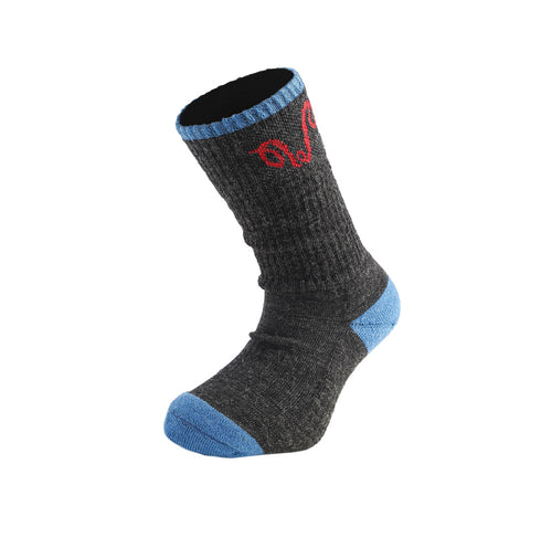 Merinosocken für Kinder in der Farbe Anthrazit